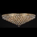 Plafondlamp kristal 15 lichts Ø 80x27 cm E14/max 15x40W
