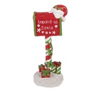 Weihnachtsdeko Briefkasten Rot Grün 8x6x17 cm