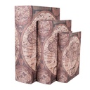 Storage box Brown Beige (3) 27x22x7 / 22x17x6 / 17x12x4 cm