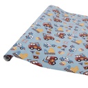 Wrapping paper (3) Blue Red 50x75 cm