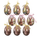 Pendentif décoratif uf (set 9) Multicolore Ø 5x8 cm