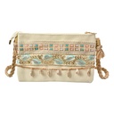 Sacs à main pour femmes Beige Bleu 30x3x18 cm