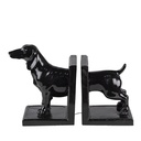 Boekensteun (2) hond 25x9x15 cm