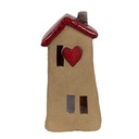 Decoration house Brown Red 10x7x19 cm