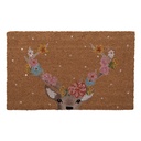 Doormat Inside Brown Pink 75x45x1 cm