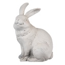 Decoration Statue Rabbit Beige 15x11x21 cm