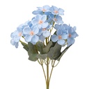 Decoratie tak met bloemen 15x15x30 cm