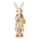 Decoration Rabbit Beige green 7x6x21 cm