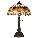 Tafellamp Tiffany Ø 41x67 cm E27/max 2x60W