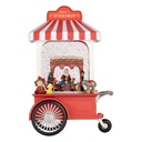 Muziekdoos ijskar met LED 16x9x27 cm / 3xAA