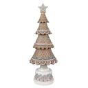 Image de décoration de Noël Sapin de Noël Marron Rose Ø 16x42 cm