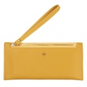 Portefeuille Jaune 21x10 cm