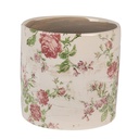 Vaso Porta Pianta Beige Rosa Ø 14x13 cm