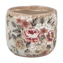 Blumentopf für Innen Grau Rosa Ø 8x7 cm