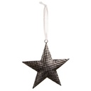 Decoratie hanger ster 15x3x15 cm