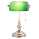 Lampe de bureau Lampe de banquier Vert 27x17x41 cm E27/max 1x60W