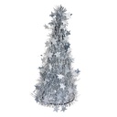 Décoration Arbre de Noël Couleur argent Ø 17x38 cm