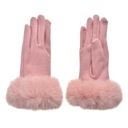 Handschoenen 9x24 cm roze