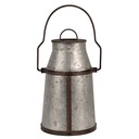 Decoratie melkbus 20x18x26/36 cm