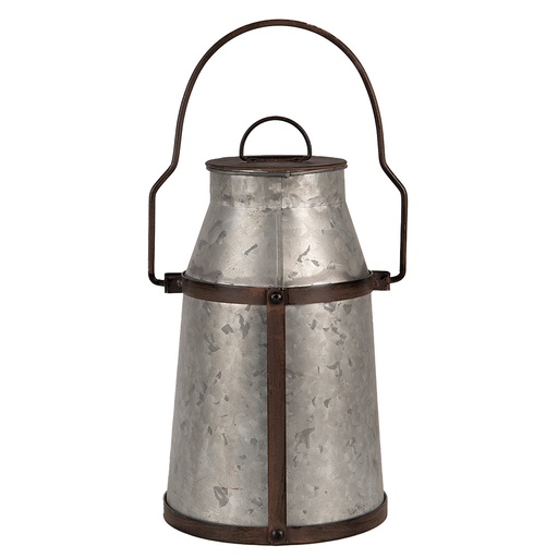 Decoratie melkbus 20x18x26/36 cm
