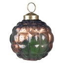 Boule de Noël Vert Cuivre Ø 7x7 cm