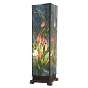 Lampada parete Tiffany Verde, Rosa, Blu 17x17x58 cm E27/max 1x60W