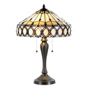 Lampada parete Tiffany Beige, Marrone Ø 40x58 cm E27/max 2x60W