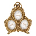 Bilderrahmen Goldfarbig 12x2x14 cm / 4x5 cm (3)