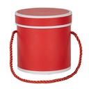Geschenkbox Rot Ø 12x12 cm