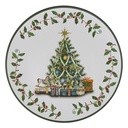 Presentation Plate Green, White Ø 33x1 cm