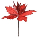 Weihnachtsdeko Blume Rot Ø 34x42 cm