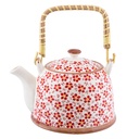 Teiera con infusore Rosso 18x14x12 cm / 700 ml