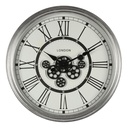 Horloge murale Argent Ø 60x10 cm / 1xAA / 1xC