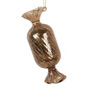 Palla di natale Color oro Marrone Ø 5x13 cm