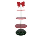 Etagere 3 Etagen Rot Grün Ø 31x80 cm