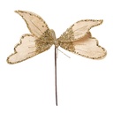 Decoratie vlinder 11x5x36 cm