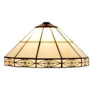 Lampenschirm Tiffany Beige Ø 32x16 cm