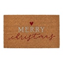 Doormat Inside Brown Red 75x45x1 cm