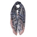 Schal Damen Muster Rosa 80x180 cm