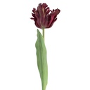 Deko Ast mit Blumen Violett Grün 61 cm