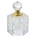 Perfume Bottle Transparent 4x4x7 cm