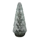 Natalizie Albero di natale con LED Color argento Ø 11x24 cm