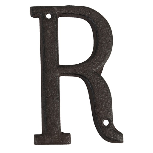 Letter R 8x1x13 cm