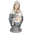 Weihnachtsdeko Standbild Maria Blau, Beige 19x15x39 cm