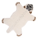 Tappeto Soggiorno Orso polare Bianco 60x90x2 cm