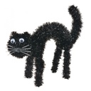 Dekoration Katze Schwarz 19x7x22 cm