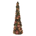Christmas Decoration Christmas Tree Brown Green Ø 12x37 cm
