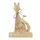 Décoration Chat Marron 11x3x16 cm
