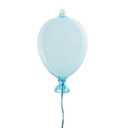 Decoration pendant balloon Blue Ø 7x14 cm