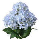 Kunstblumen Hortensie Violett Grün 15x15x45 cm